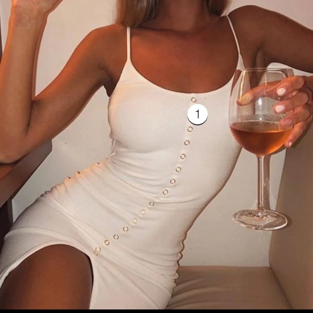 Meshki White Camilla Dress